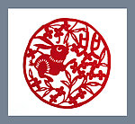 剪纸兔