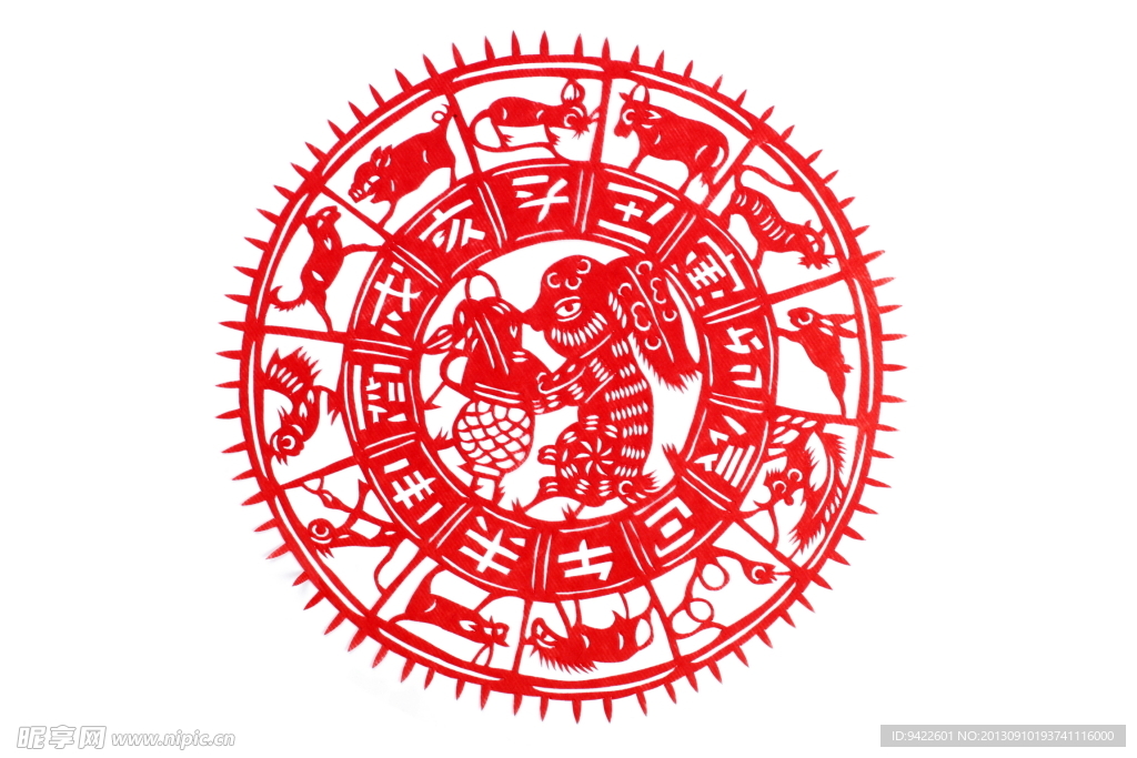 剪纸兔