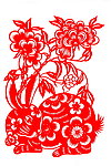 剪纸兔
