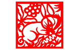 剪纸兔