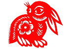 剪纸兔