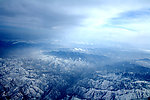 新疆天空 蓝天 雪山