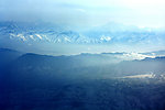 新疆天空 蓝天 雪山 自然风景