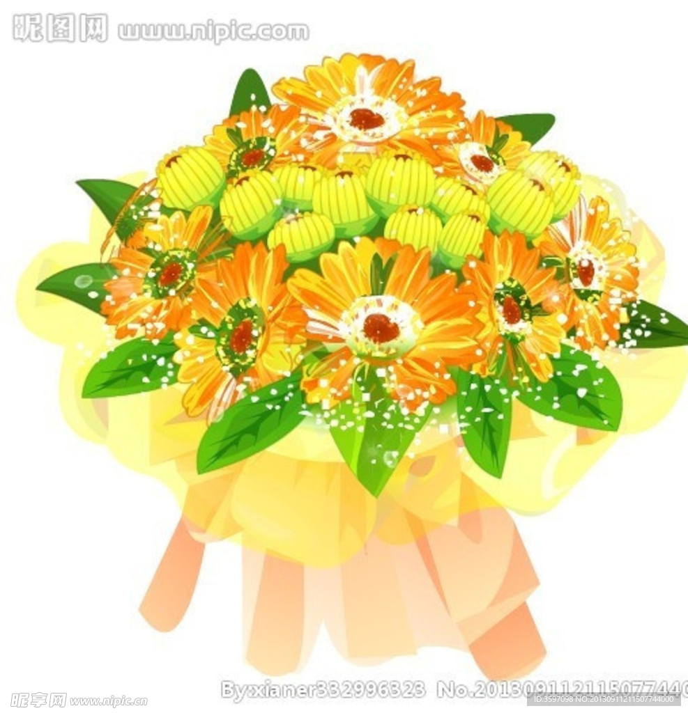 菊花花束flash