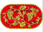 传统花纹 葡萄花纹