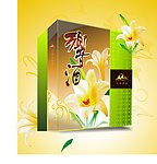 酒盒包装效果图