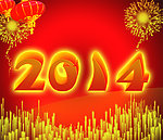 2014立体字