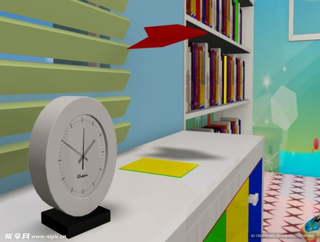 3D效果室内视频素材