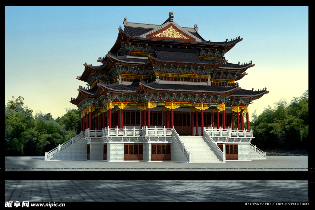 古建效果图