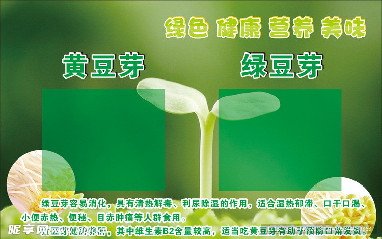 豆芽价格牌