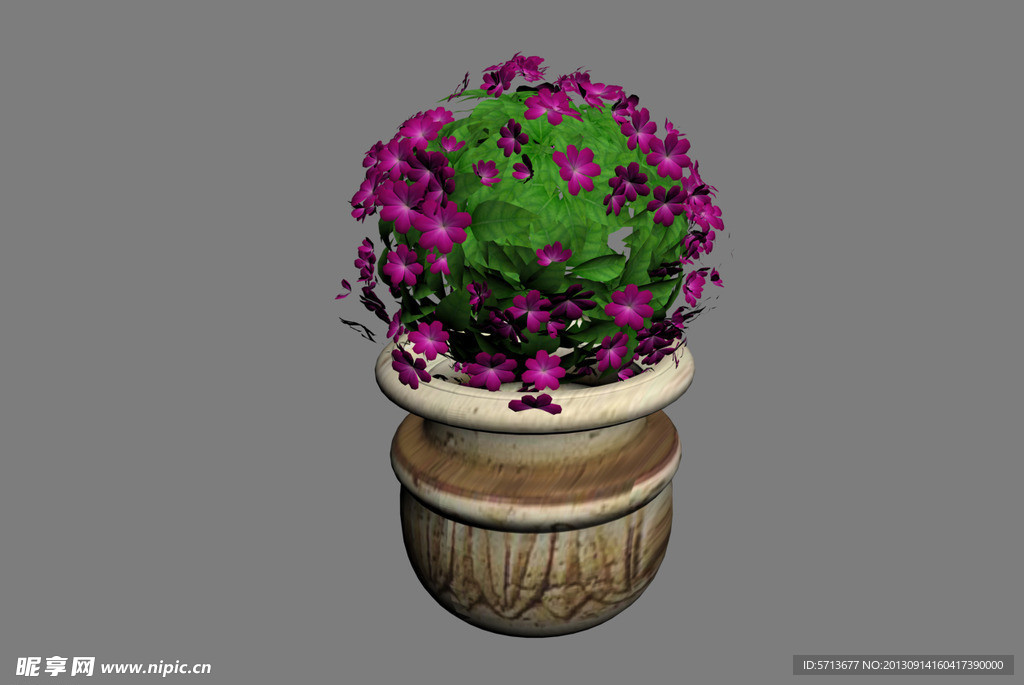鲜花模型