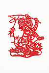 剪纸猴