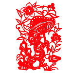 剪纸猴