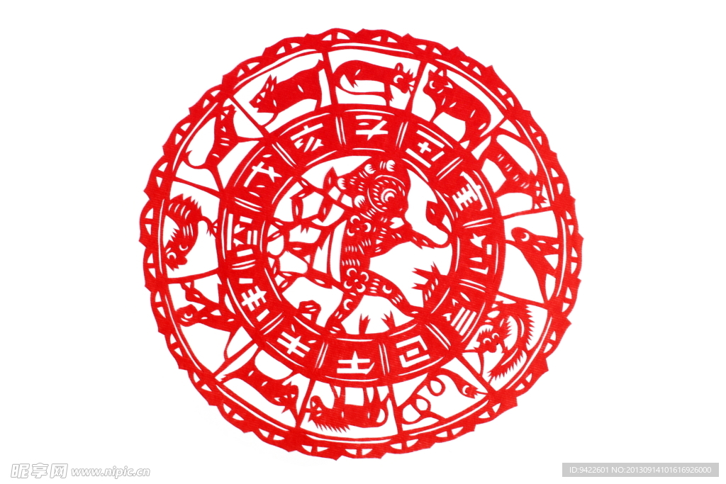 剪纸猴