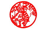 剪纸猴