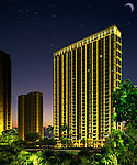 建筑亮化效果图