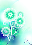 蓝色的花