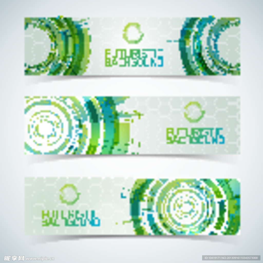 科技圆环模板矢量素材