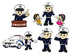 卡通交警