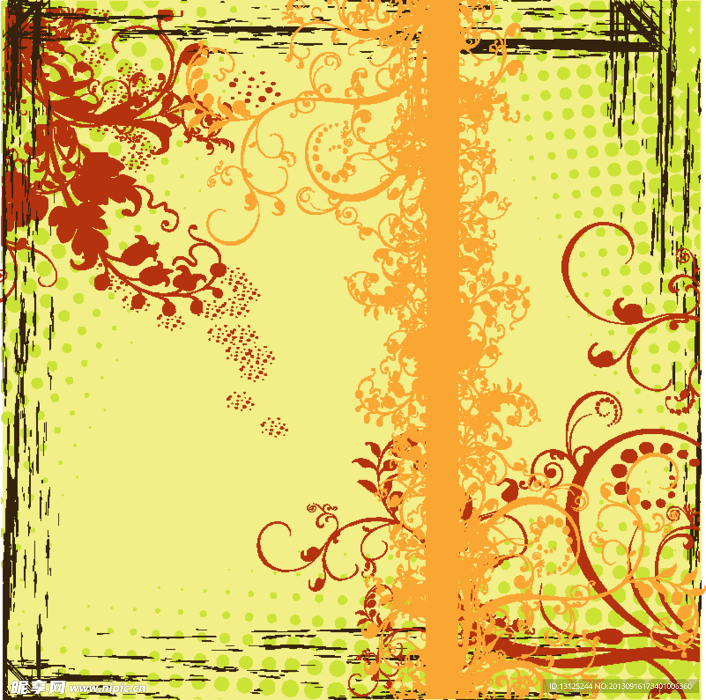 背景花纹