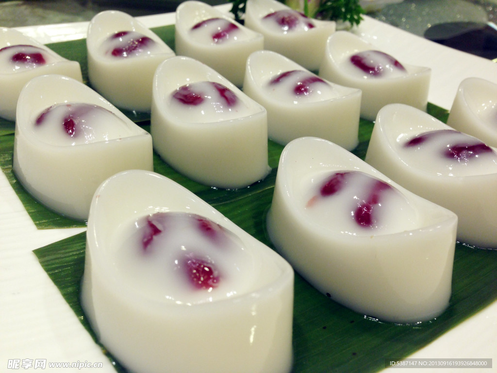 腰豆椰汁糕
