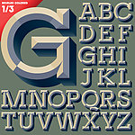 立体字母