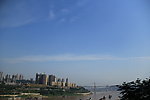 重庆鹅公岩大桥的天空
