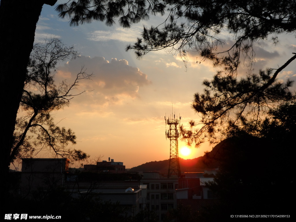 夕阳