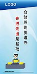 仓库原则展板