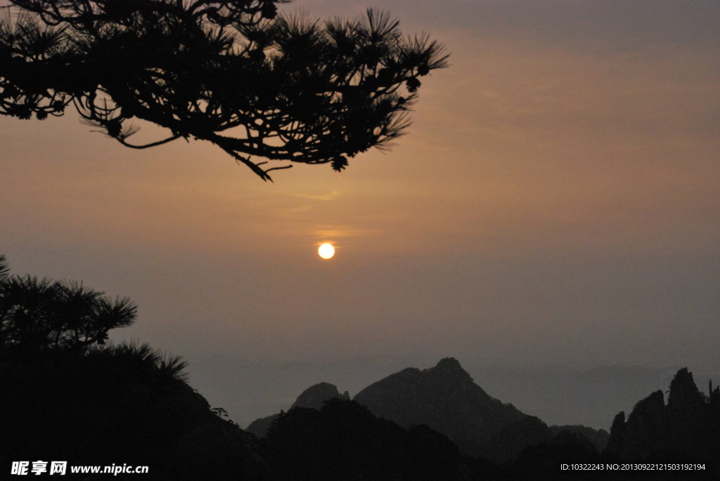 黄山日出