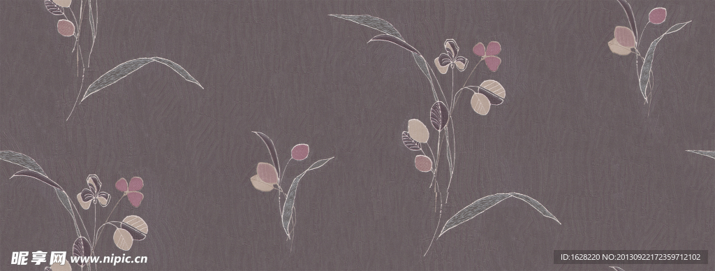 现代花纹壁纸