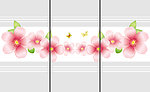 艳丽鲜花花朵图案