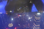 俯拍城市夜景