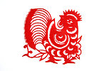 剪纸鸡