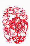 剪纸鸡