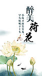 水墨荷花