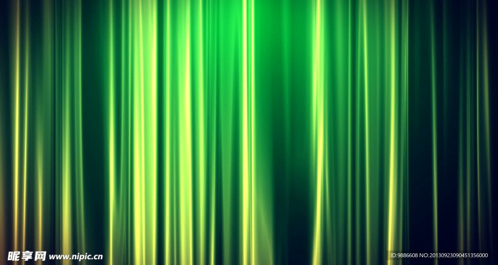 绿色光线动态高清视频