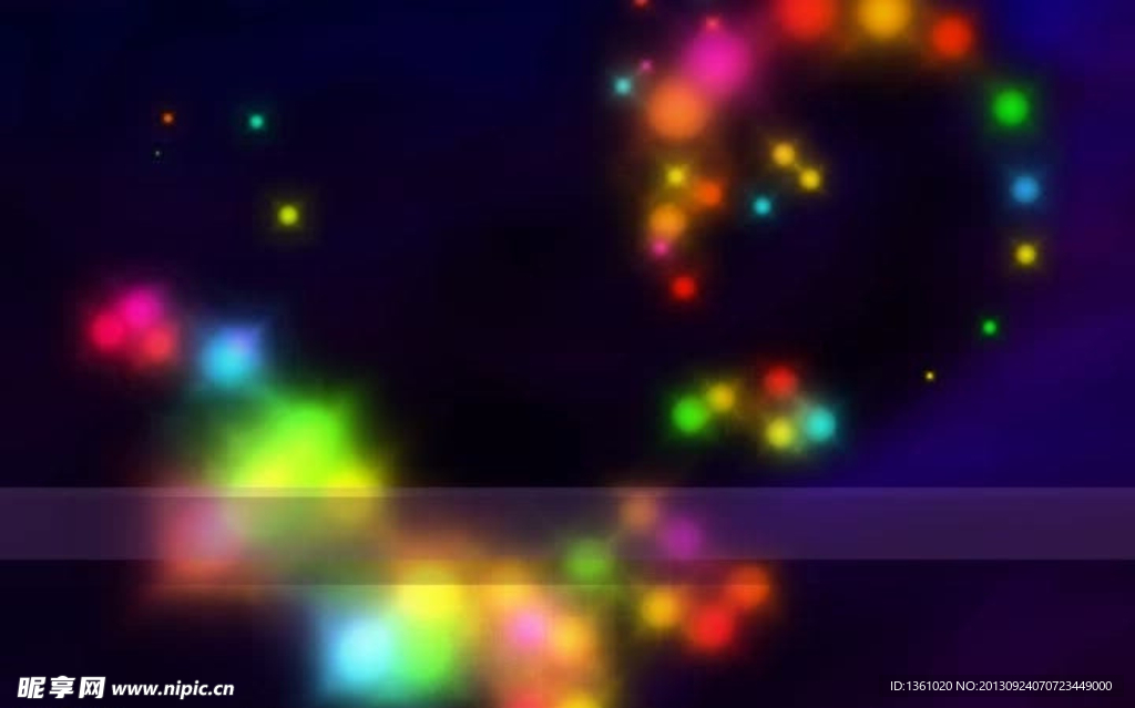 粒子星光视频素材