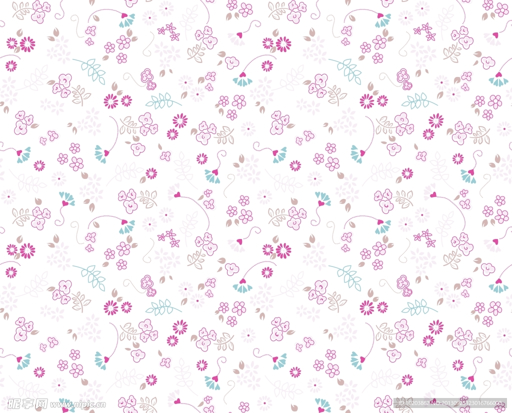 碎花花纹