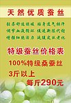 蚕丝海报