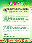 班级公约展板