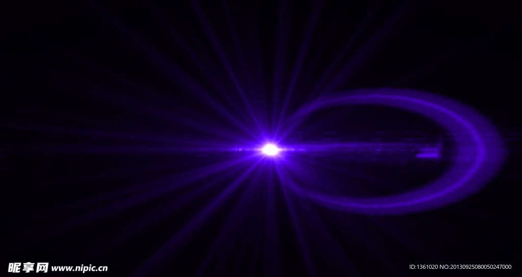 动态紫色光效视频素材