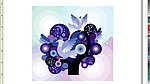 鸟语花香创意图