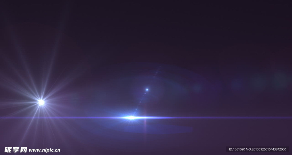 粒子星光视频素材