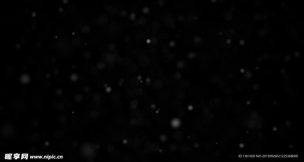 粒子星光视频素材