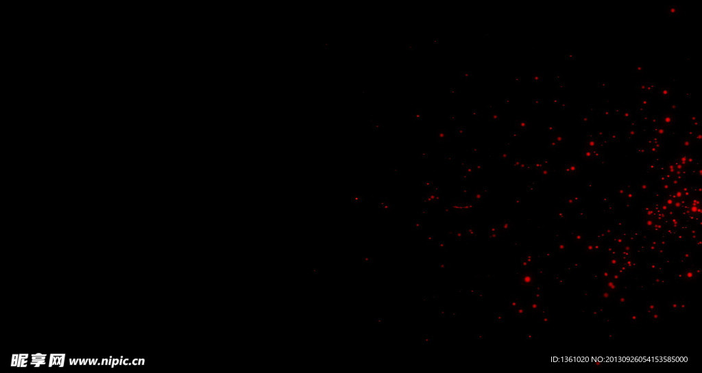 粒子星光视频素材