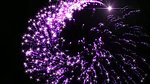 动态紫粒子视频素材