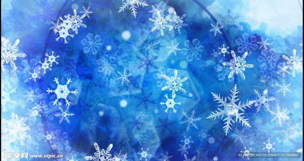雪花视频素材