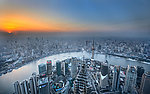 俯瞰上海都市