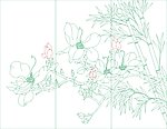 玉兰花 竹 艺术玻璃
